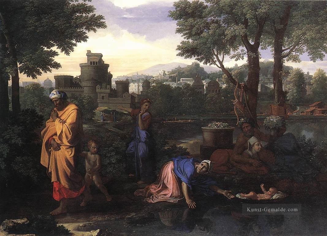 Die Exposition von Moses klassische Maler Nicolas Poussin Ölgemälde